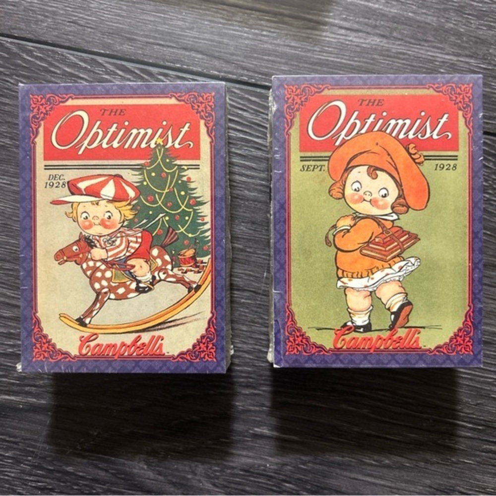 Vintage Campbell's The Optimist Cards (1) Set